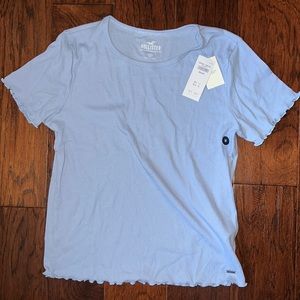 Hollister Light Blue Baby Tee